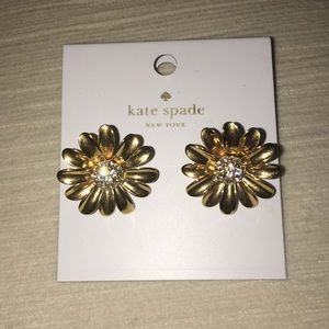 Kate Spade Flower rhinestone earings